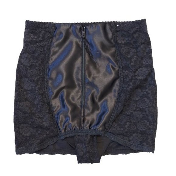 Vintage Intimates & Sleepwear Vintage Subtract Black Lace Zip Up